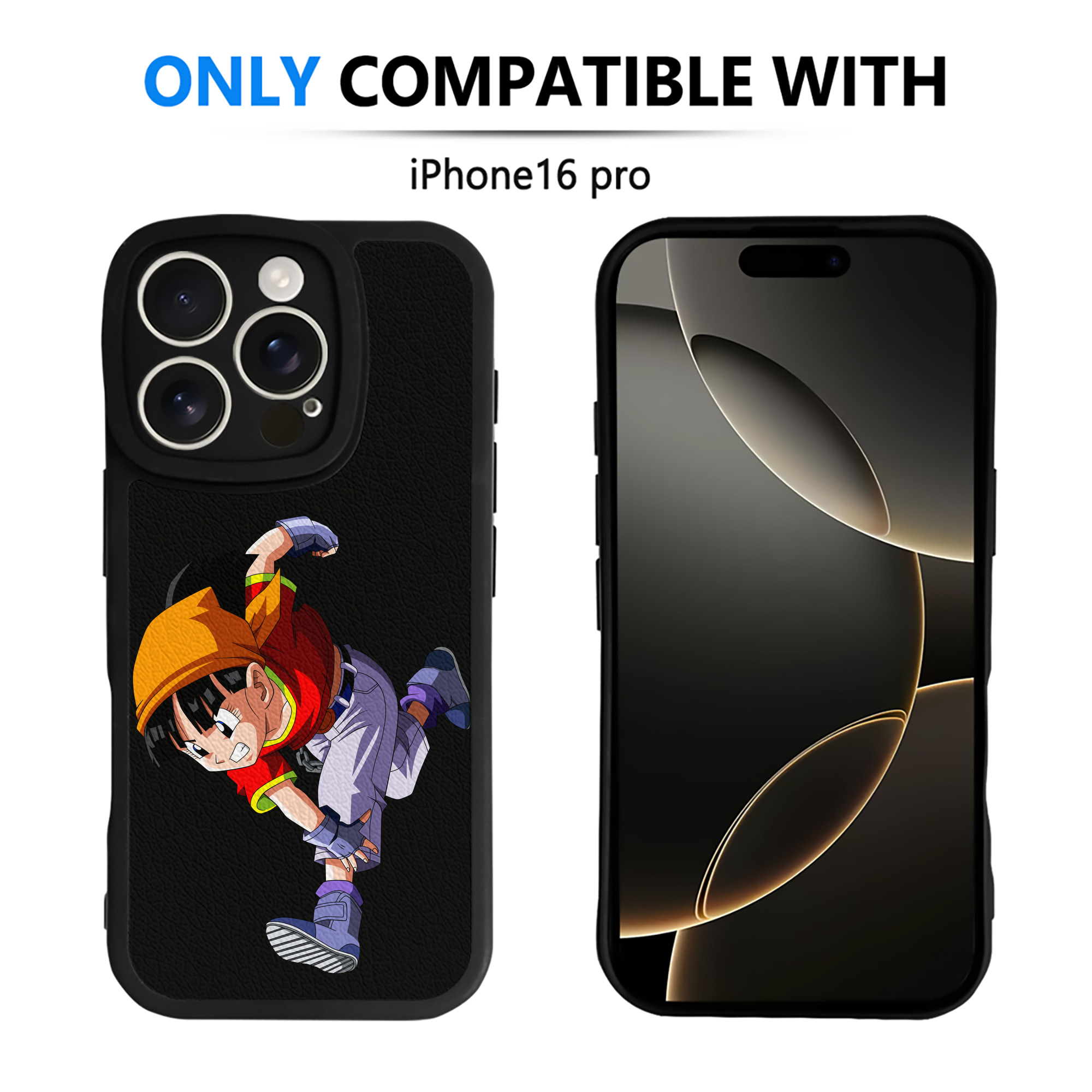 （画像用） ドラゴンボール パン DRAGON BALL Pan 【iPhone 16シリーズ対応】シリコンスマホケース（レザー調） 材質：シリコン